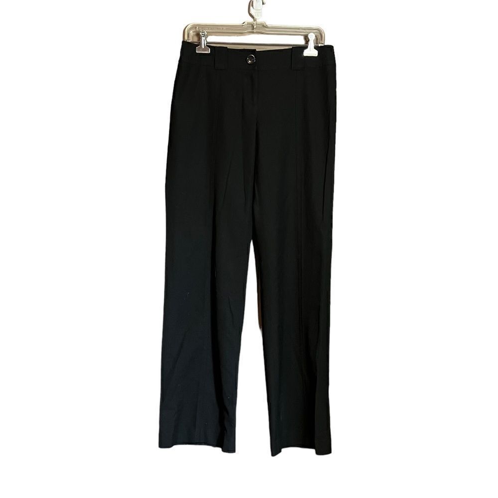 Ann Taylor Lindsay black straight leg dress pants.‎ Size 4